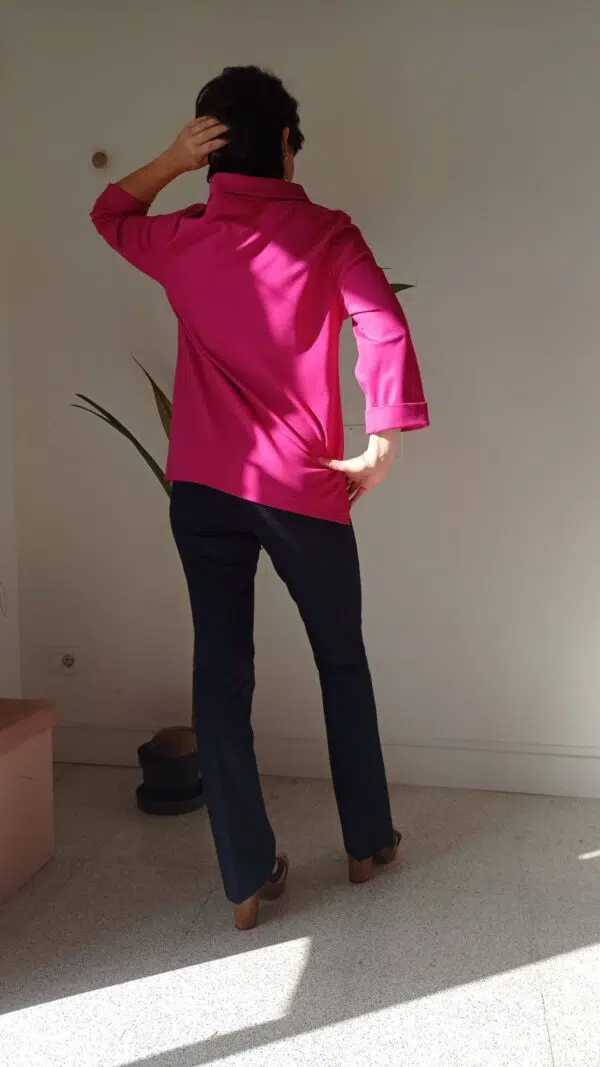 Maglia collo bon ton Art. Rosa