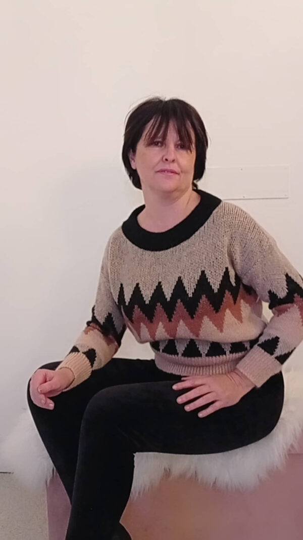 Maglia in stile nordico Art. Rea