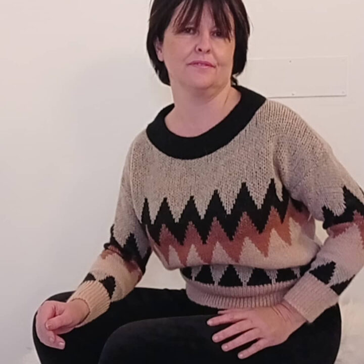 Maglia in stile nordico Art. Rea