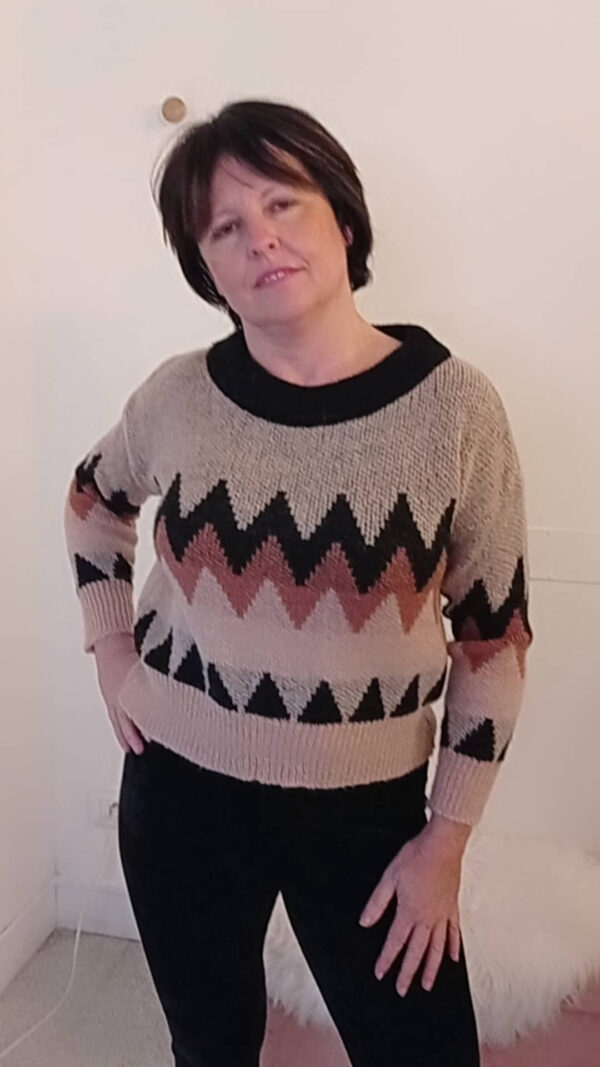 Maglia in stile nordico Art. Rea