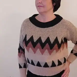 Maglia in stile nordico Art. Rea