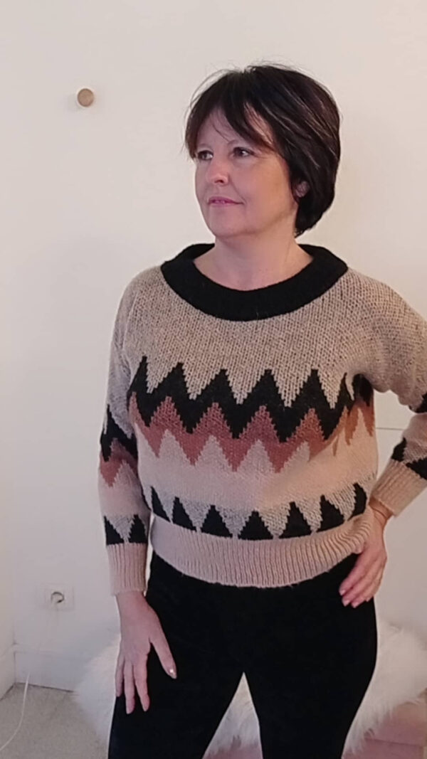 Maglia in stile nordico Art. Rea