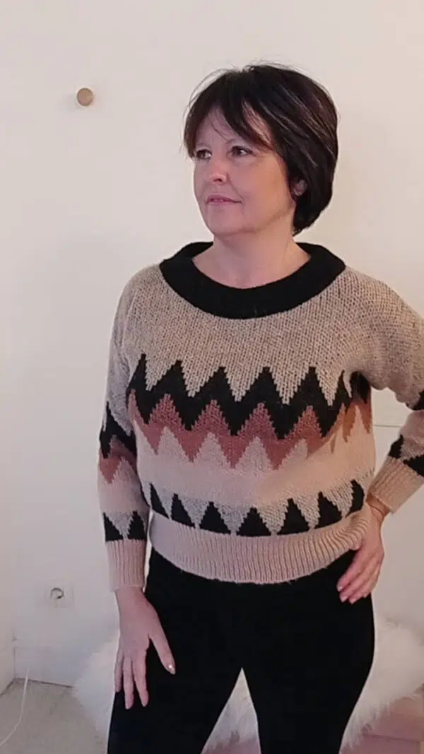 Maglia in stile nordico Art. Rea