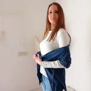 Spolverino da donna in tessuto chambray Art. Leonarda
