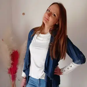 Spolverino da donna in tessuto chambray Art. Leonarda