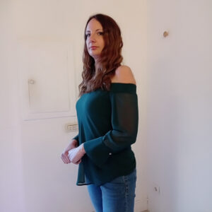 Blusa con scollo alla carmen Stella Mc Queen
