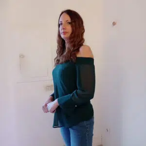 Blusa con scollo alla carmen Stella Mc Queen