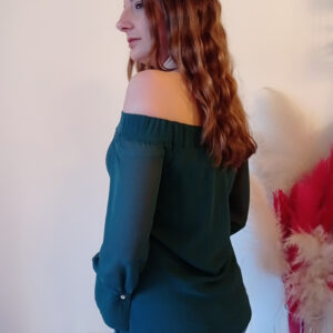 Blusa con scollo alla carmen Stella Mc Queen
