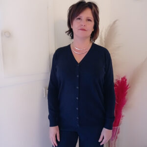 Cardigan in viscosa da donna Art. Basic