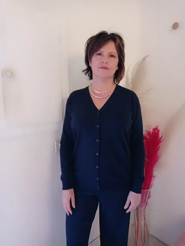 Cardigan in viscosa da donna Art. Basic
