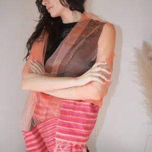 Foulard in Organza Arancione: Aggiungi un tocco di Sole al tuo Look Elegante