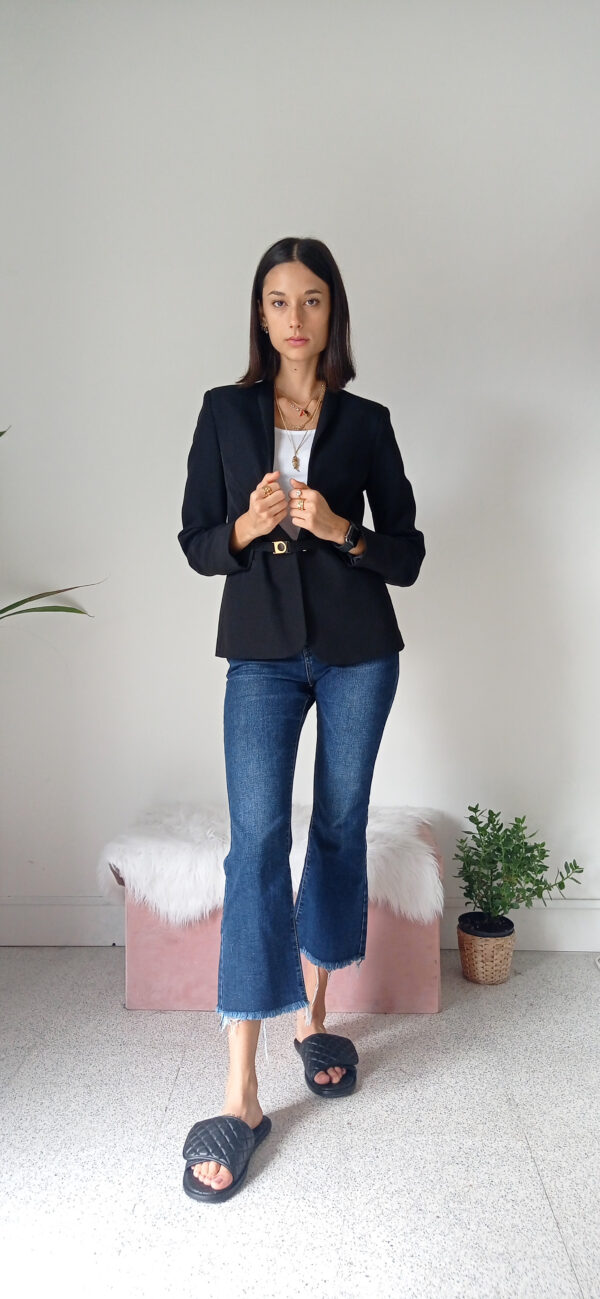 Giacca Nera Elegante - Versatile per Outfit Formali e Casual