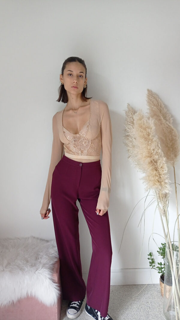 Body in Pizzo Effetto 'Vedo Non Vedo' - Romantico e Bohémien, Perfetto da Solo o Come Sottogiacca