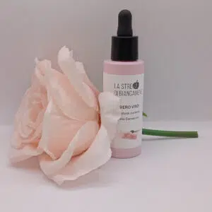 Siero Viso Rivitalizzante alla Rosa Damascena - 30ml - Idratante e Illuminante