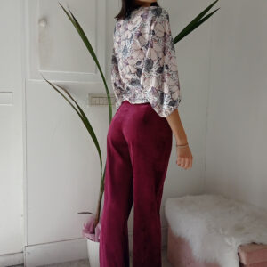 Blusa in Raso Nero Elegante Primavera - Versatile per Cerimonie e Ufficio - Disponibile in S, M, L, XL