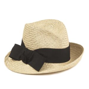 Cappello Fedora in Paglia Fiorentina Made in Italy - Stile Classico e Trendy