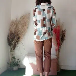 Pantaloni Morbidi a Sigaretta in Cotone - Stile Elegante per Primavera/Estate - Disponibili in Marrone Bruciato, Nero e Bianco