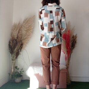 Pantaloni Morbidi a Sigaretta in Cotone - Stile Elegante per Primavera/Estate - Disponibili in Marrone Bruciato, Nero e Bianco