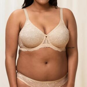 Reggiseno Non Imbottito con Ferretto - Seconda Pelle in Pizzo e Tulle