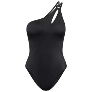 costume intero nero con coppe rimovibili