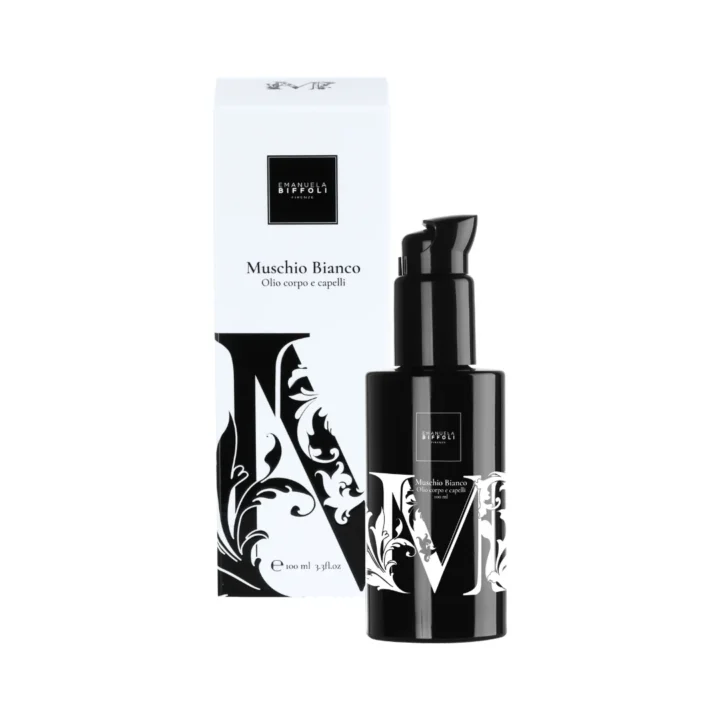 Olio corpo e capelli muschio bianco