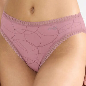Slip donna a vita alta in cotone biologico