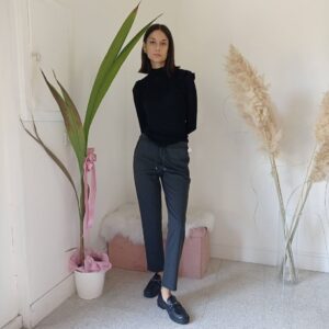 Pantaloni Donna Comfort Chic Grigio Antracite – Eleganti, Morbidi, Perfetti per Tutto il Giorno