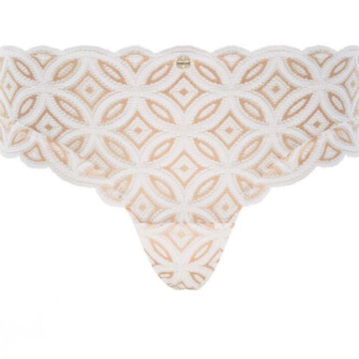 Slip in Pizzo Geometrico – Comfort Invisibile & Eleganza Naturale