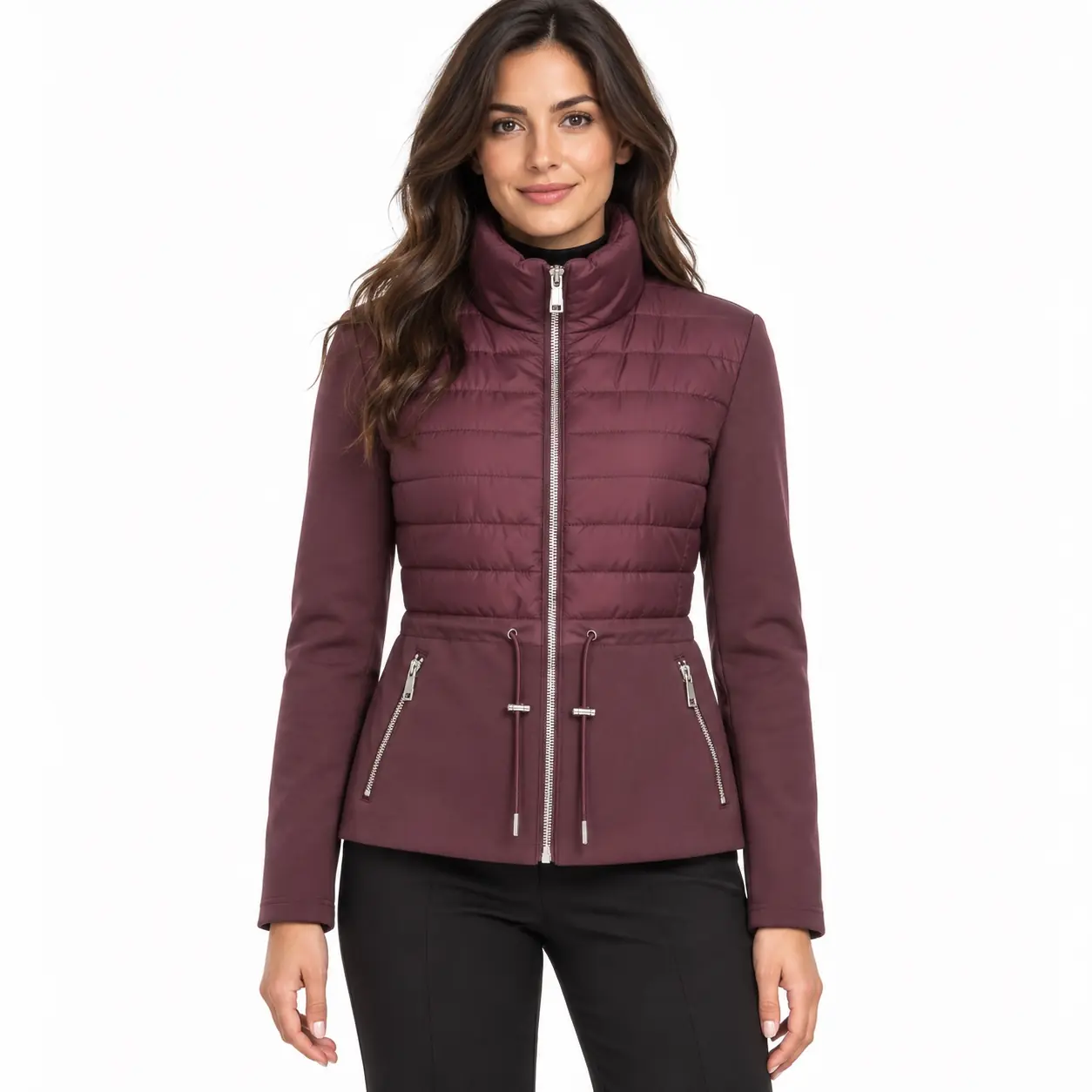 giacca-trapuntata-donna-bordeaux-frontale