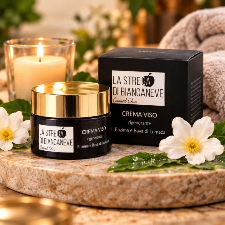 Crema viso rigenerante con enzima e bava di lumaca 50 ml