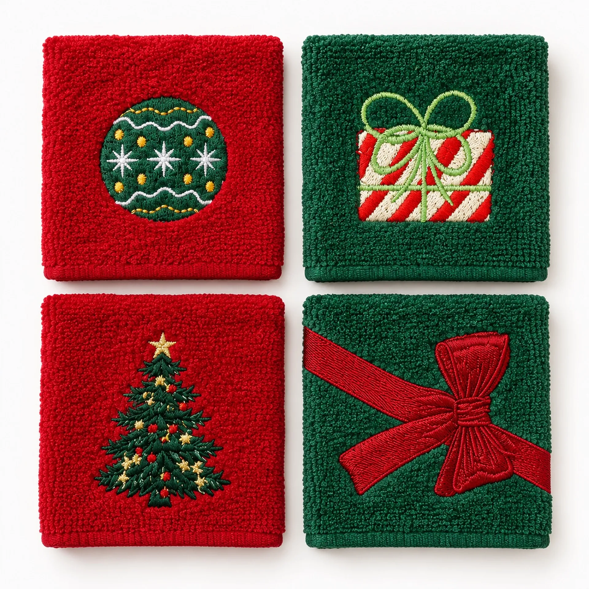 Set 2 lavette in cotone 30 × 30 cm – Idea regalo - immagine 3