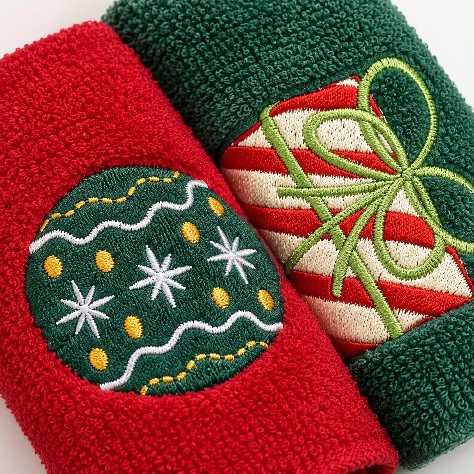 Set 2 lavette in cotone 30 × 30 cm – Idea regalo - immagine 2