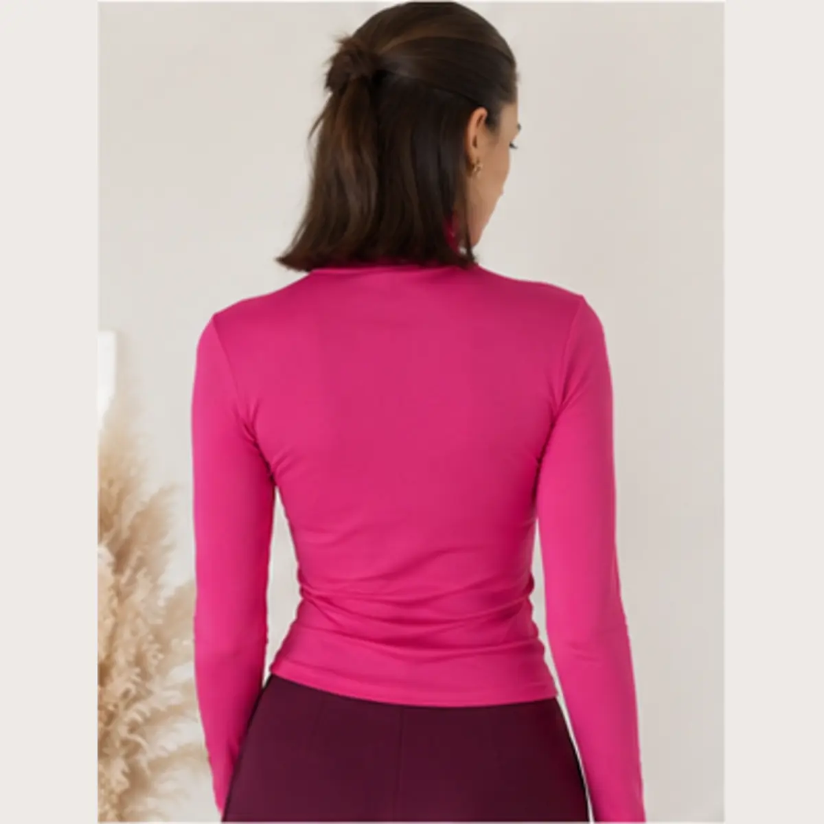 maglia-dolcevita-donna-fucsia-retro