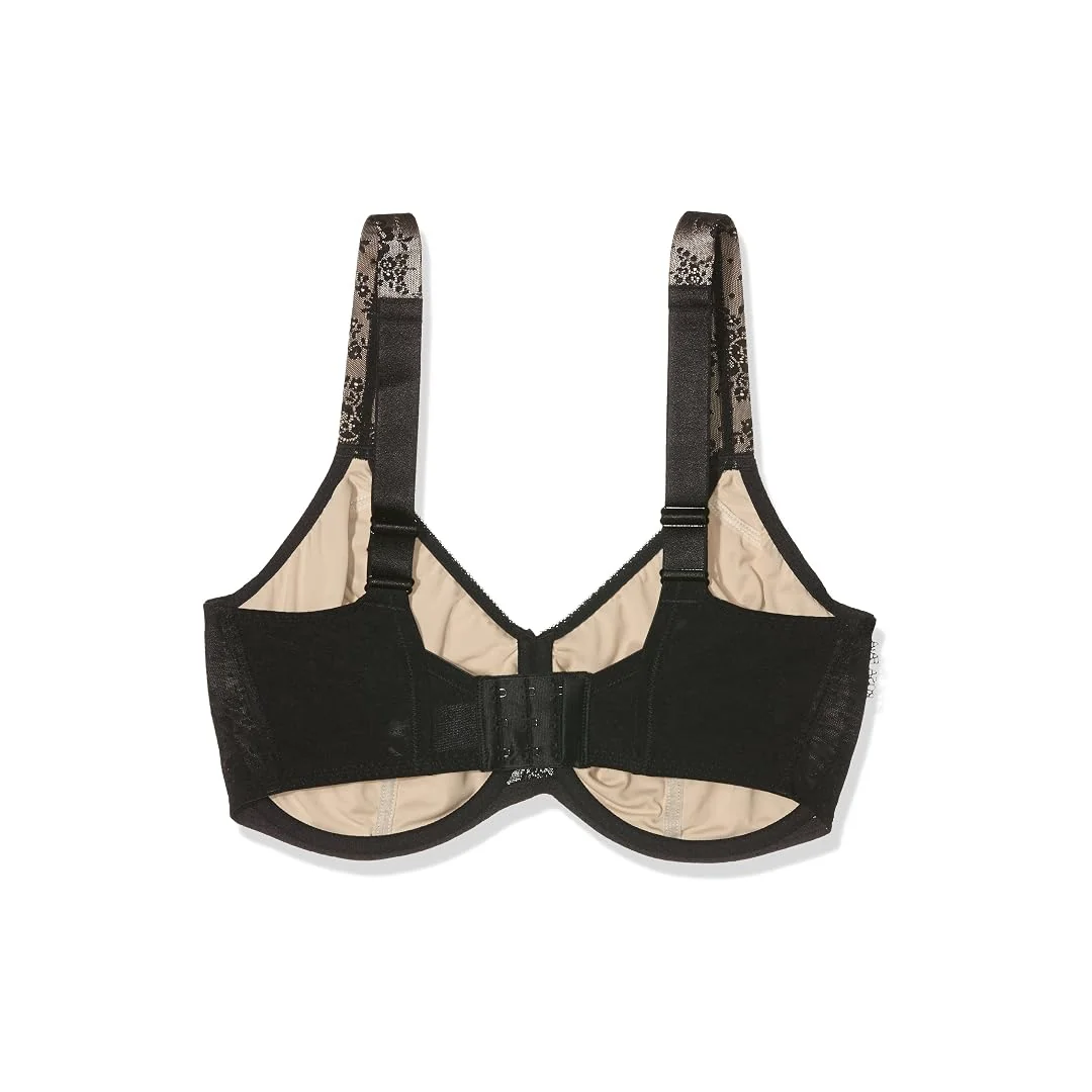 Reggiseno con Ferretto in Pizzo Floreale e Coppe Contenitive – vista 3
